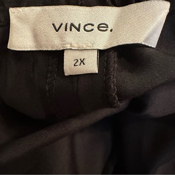Vince Wide Leg Cropped Lightweight Pants Size 2X Black NWT - Picture 5 of 5